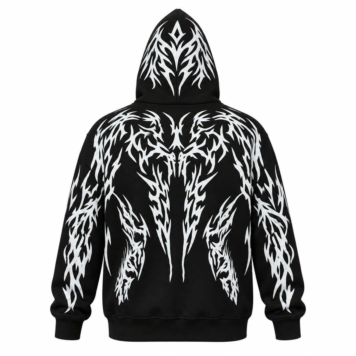 444 Reflective V1 Hoodie - Silver Print Lights Up at Night